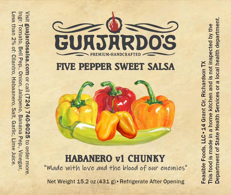 Habanero Chunky label