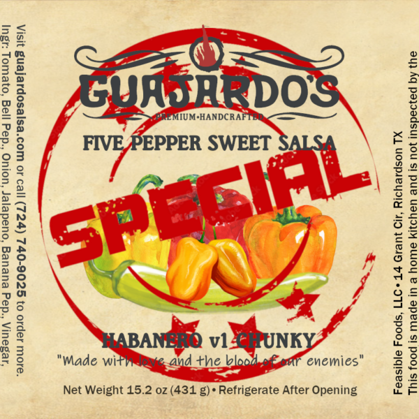 Habanero Special Chunky label